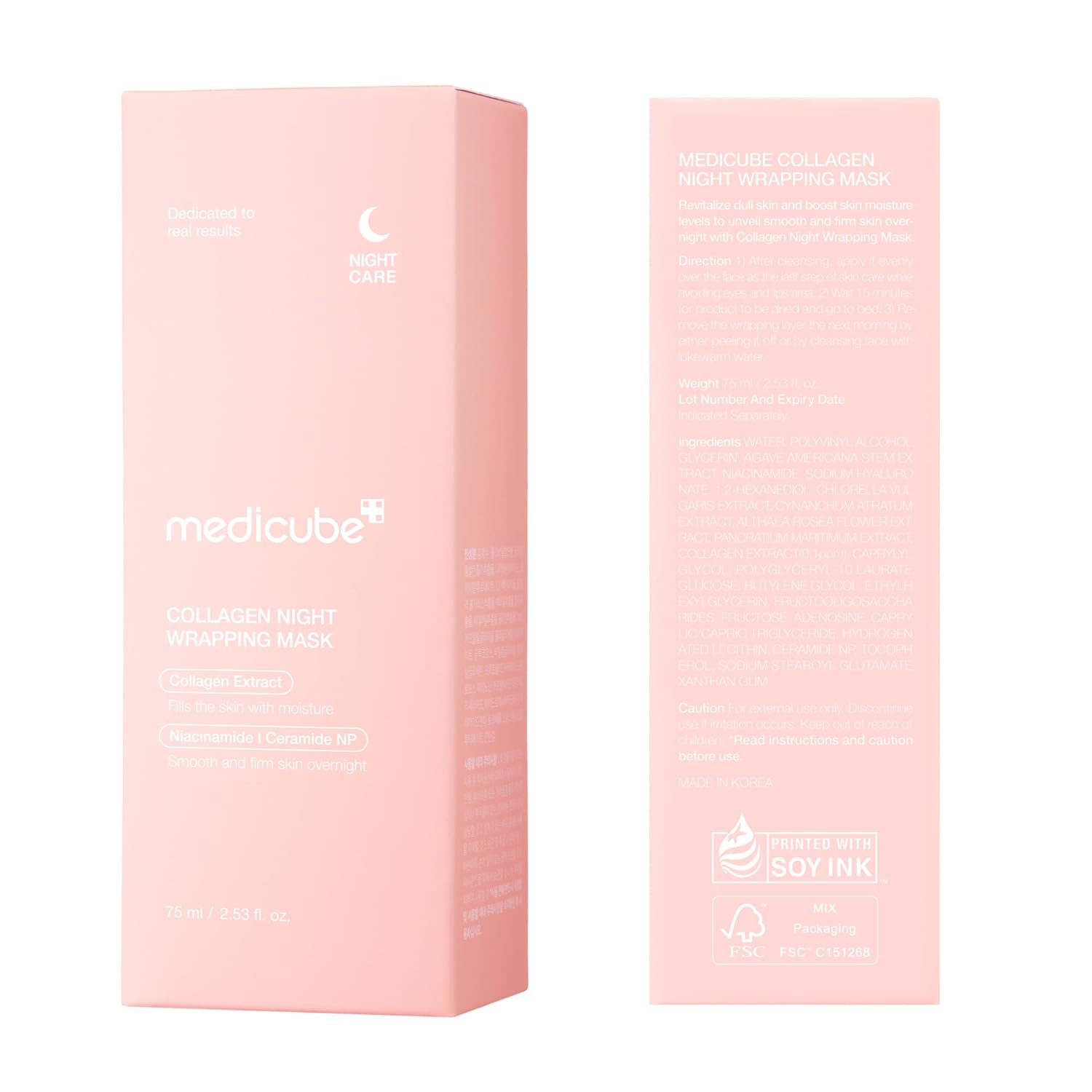 Medicube Collagen Night Wrapping Mask | Overnight Peel-Off Facial Mask