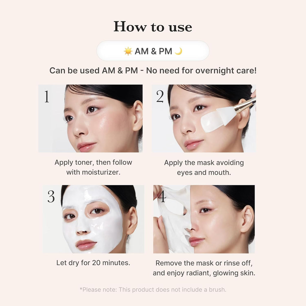 Medicube Collagen Glazed Milky Glow Mask | Daytime Peel-Off Facial Mask