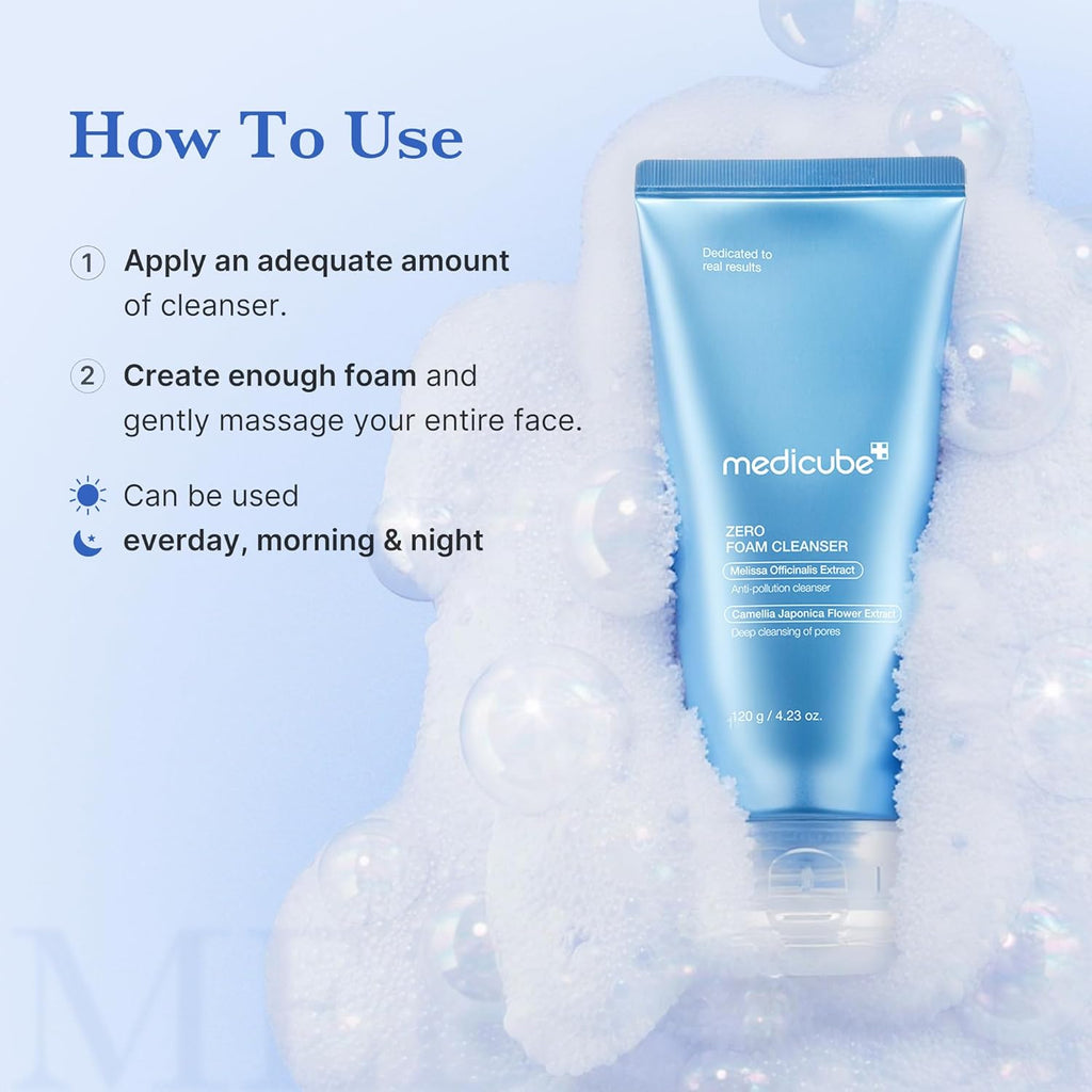 Medicube Zero Foam Cleanser | Gentle Pore Care Facial Cleanser