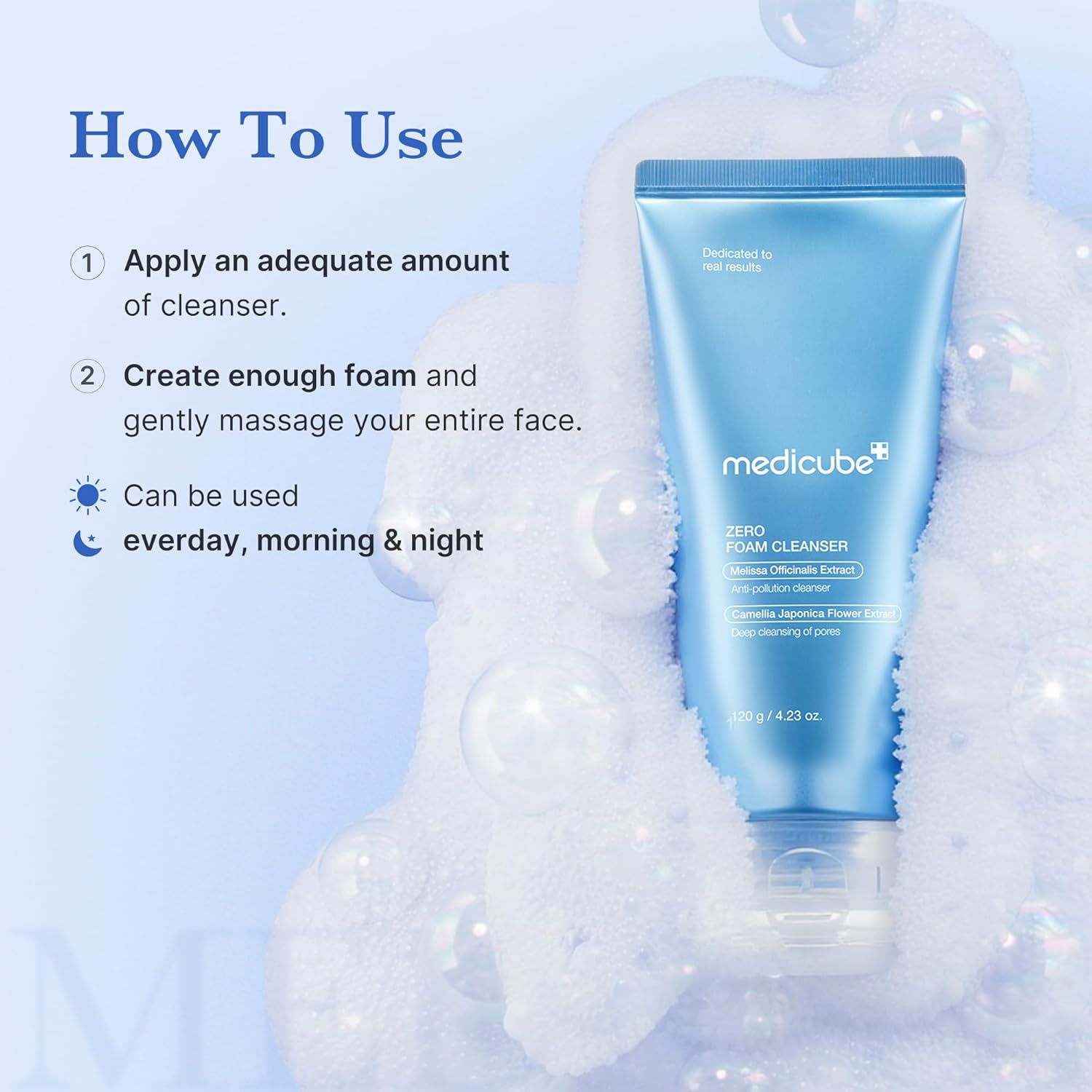 Medicube Zero Foam Cleanser | Gentle Pore Care Facial Cleanser