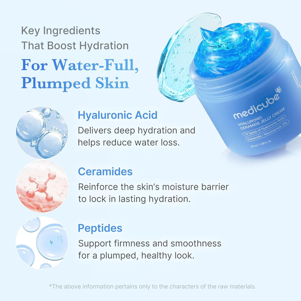 Medicube Collagen Jelly Cream | Hyaluronic Acid Hydrating Moisturizer